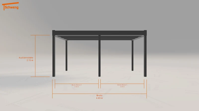 #DE Schweng Flachdachcarport C600 (ID yg2yyb) #MTG