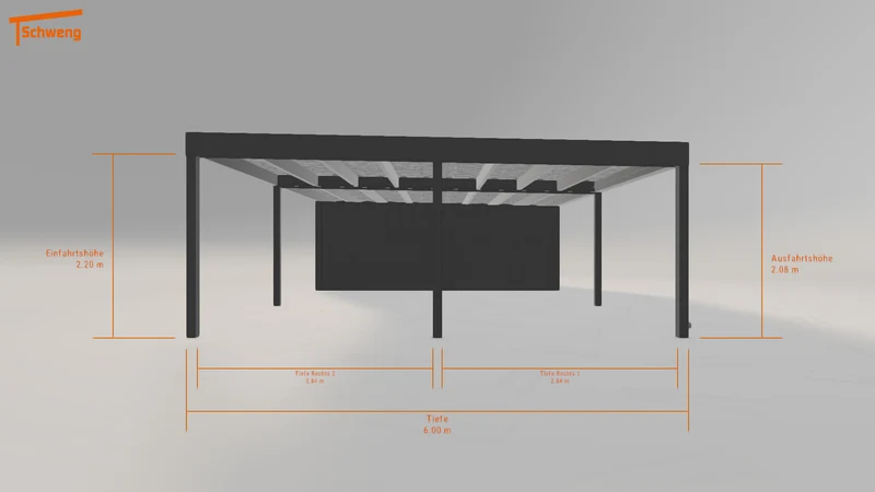 #DE Schweng Flachdachcarport C600+ (ID bk7qqp) #MTG