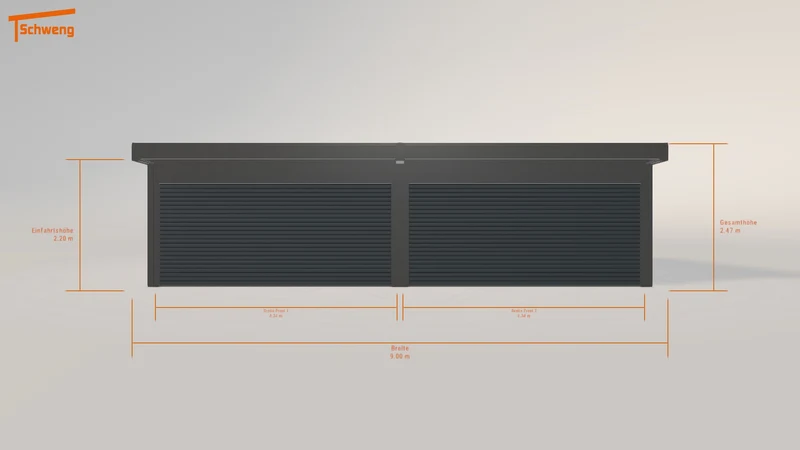 #DE Schweng Flachdachcarport C600+ (ID zb455g) #MTG