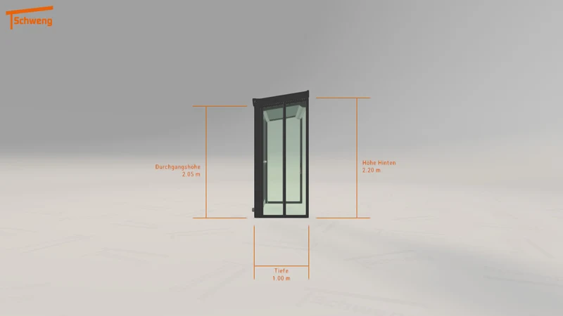 #DE Schweng Terrassenüberdachung S400 (ID zb4dq9)