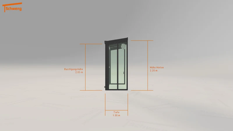 #DE Schweng Terrassenüberdachung S400 (ID 779dz7)