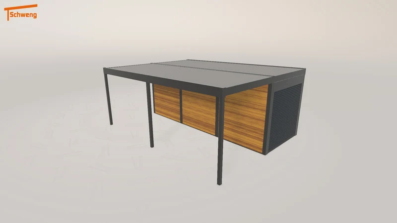 #DE Schweng Flachdachcarport C600 (ID k2gmpy) #MTG