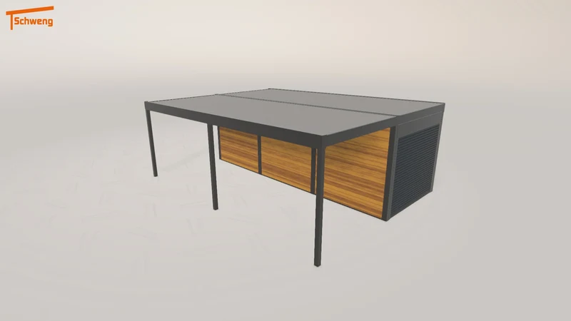 #DE Schweng Flachdachcarport C600 (ID n5nqk3) #MTG
