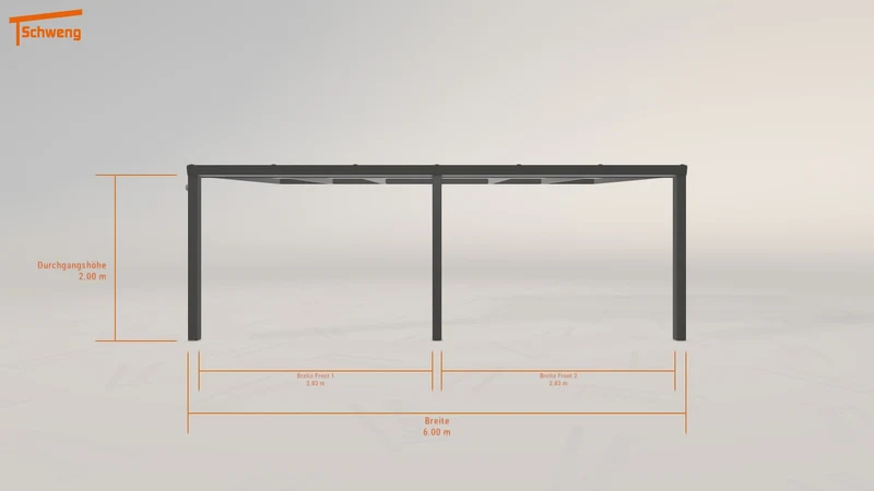 #DE Schweng Pultdachcarport S350 (ID dv8rkr)