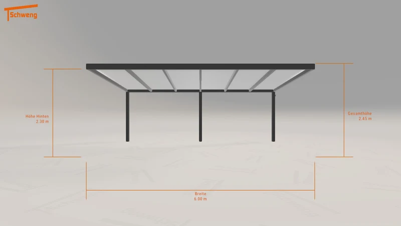 #DE Schweng Pultdachcarport S350 (ID dv8rkr)