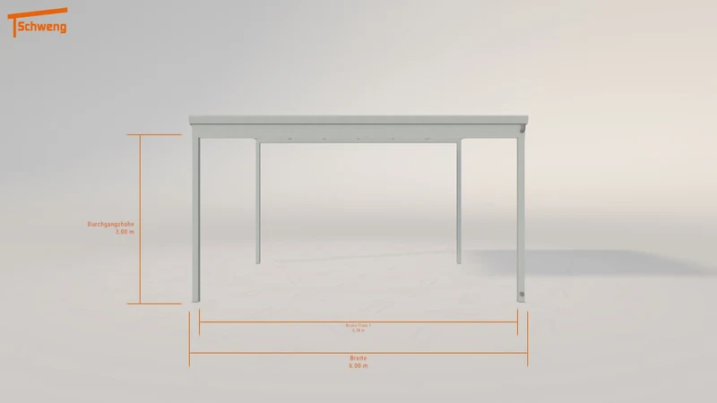 #DE Schweng Pultdachcarport S400 (ID 42k3y2)