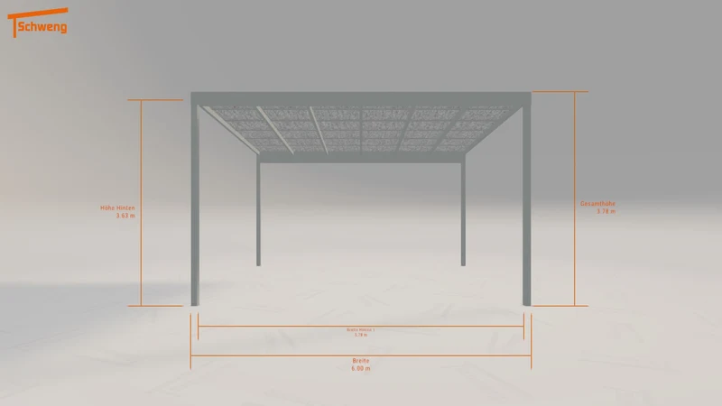 #DE Schweng Pultdachcarport S400 (ID 42k3y2)