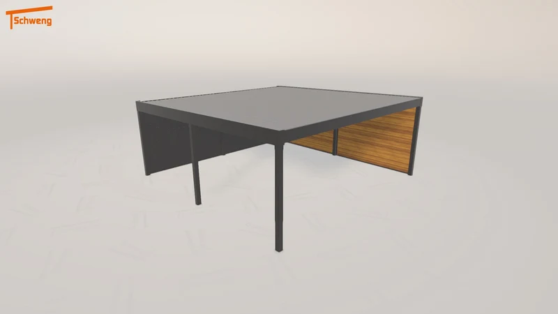 #DE Schweng Flachdachcarport C600+ (ID yg222r) #MTG