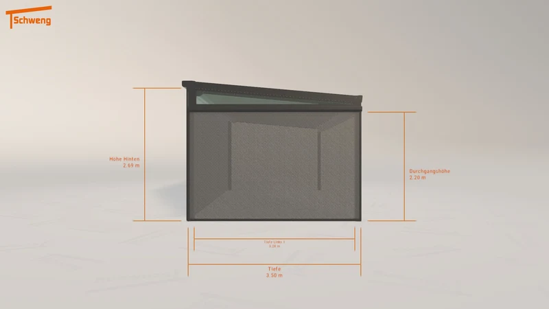 #DE Schweng Terrassenüberdachung S400 (ID w3pp7w)