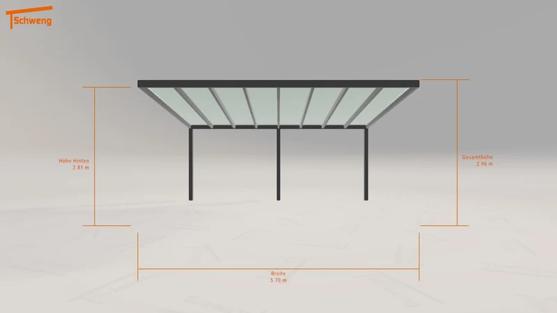 #DE Schweng Terrassenüberdachung S400 (ID jjnnzw)