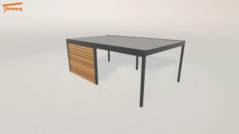 #DE Schweng Flachdachcarport C600 (ID jjnpwx) #MTG