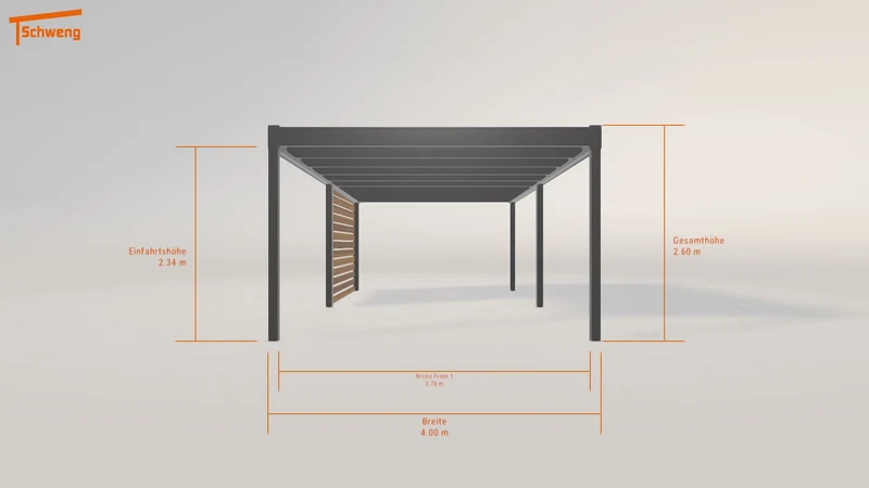 #DE Schweng Flachdachcarport C600 (ID jjnpwx) #MTG