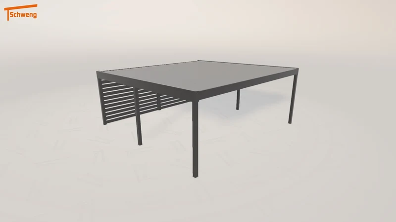 #DE Schweng Flachdachcarport C600 (ID 779wz8) #MTG