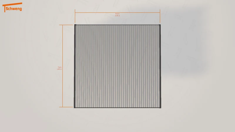 #DE Schweng Flachdachcarport C600 (ID 779wz8) #MTG