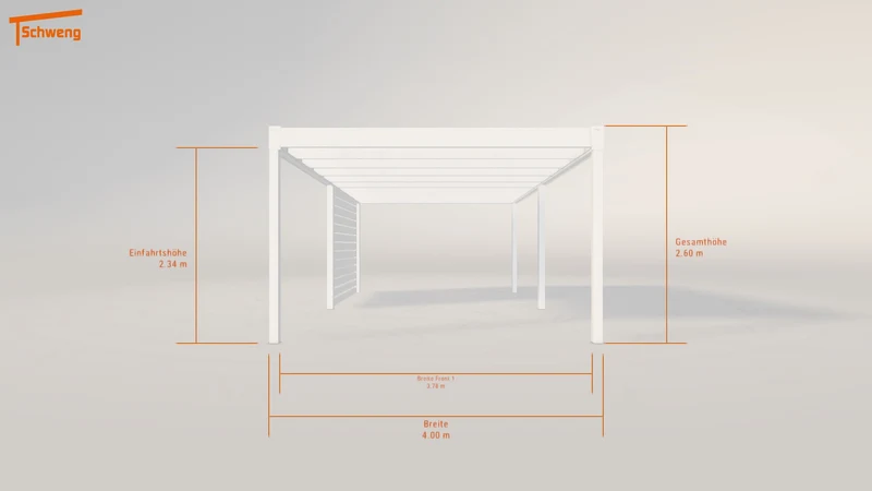 #DE Schweng Flachdachcarport C600 (ID yg2y44) #MTG