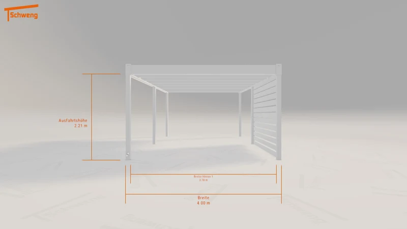 #DE Schweng Flachdachcarport C600 (ID yg2y44) #MTG