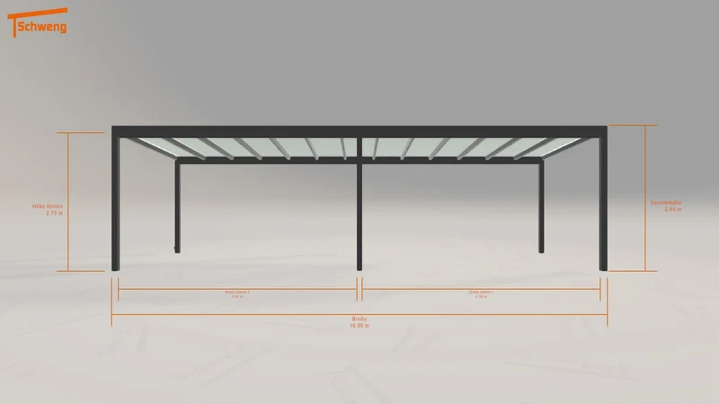 #DE Schweng Terrassenüberdachung S400 (ID 9w5ybg)