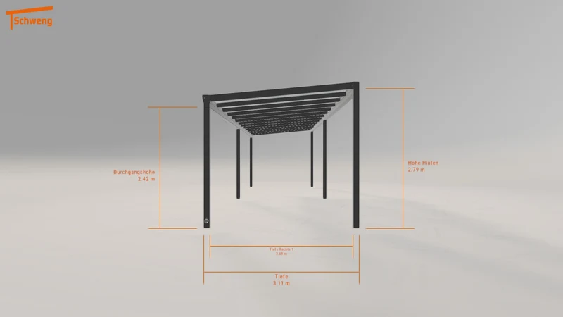 #DE Schweng Terrassenüberdachung S400 (ID 9w5ybg)