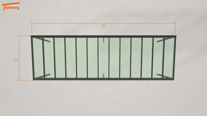 #DE Schweng Terrassenüberdachung S400 (ID 9w5ybg)