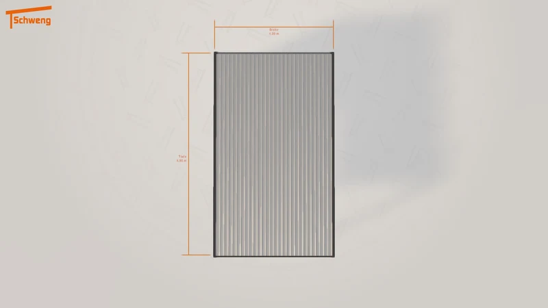 #DE Schweng Flachdachcarport C600 (ID 33k7x5)