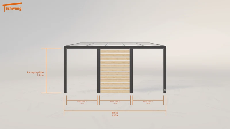 #DE Schweng Pultdachcarport S350 (ID yg2z3k)