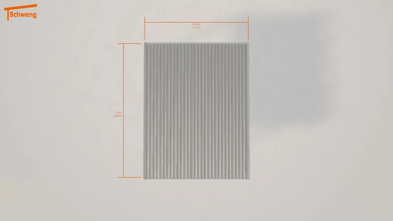 #DE Schweng Flachdachcarport C600 (ID 85yjxx) #MTG