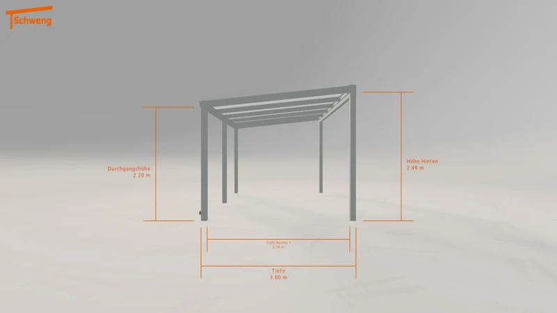 #DE Schweng Terrassenüberdachung S350 (ID k2gvky)