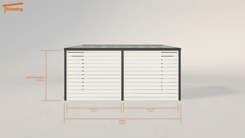 #DE Schweng Pultdachcarport S350 (ID zb499m) #MTG