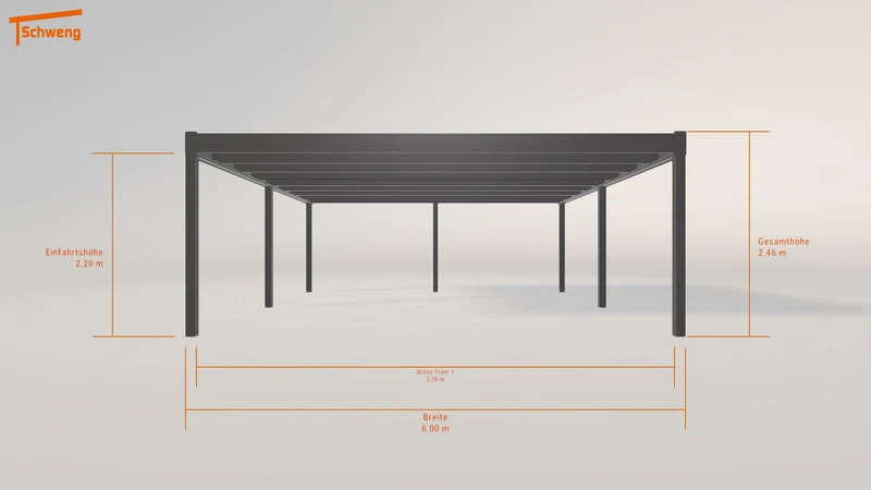 #DE Schweng Flachdachcarport C600 (ID bk7853) #MTG