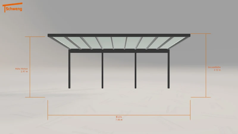 #AT Schweng Terrassenüberdachung S400 (ID w3pxmj)