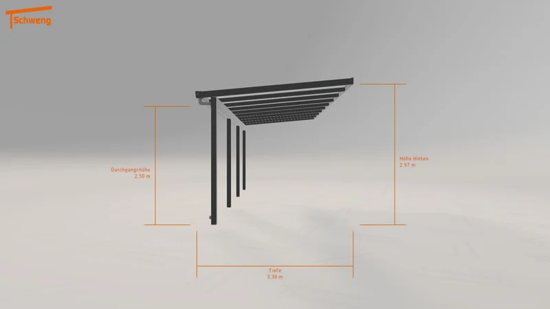 #AT Schweng Terrassenüberdachung S400 (ID w3pxmj)