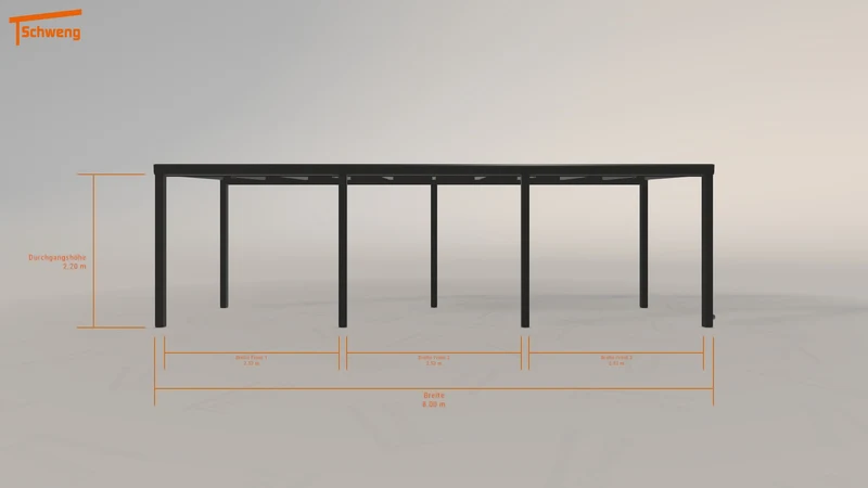 #DE Schweng Terrassenüberdachung S400 (ID 7795q8)