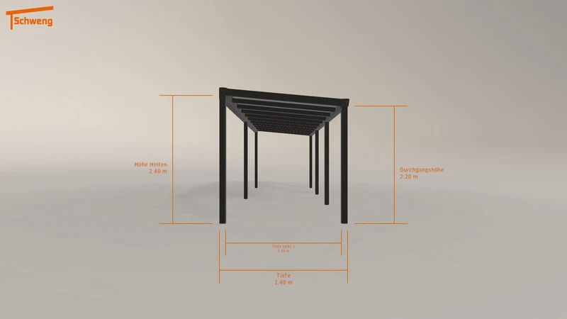 #DE Schweng Terrassenüberdachung S400 (ID 7795q8)