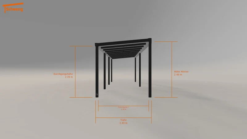 #DE Schweng Terrassenüberdachung S400 (ID 7795q8)