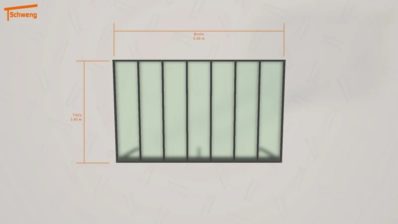 #DE Schweng Terrassenüberdachung S350 (ID 5md5z4)