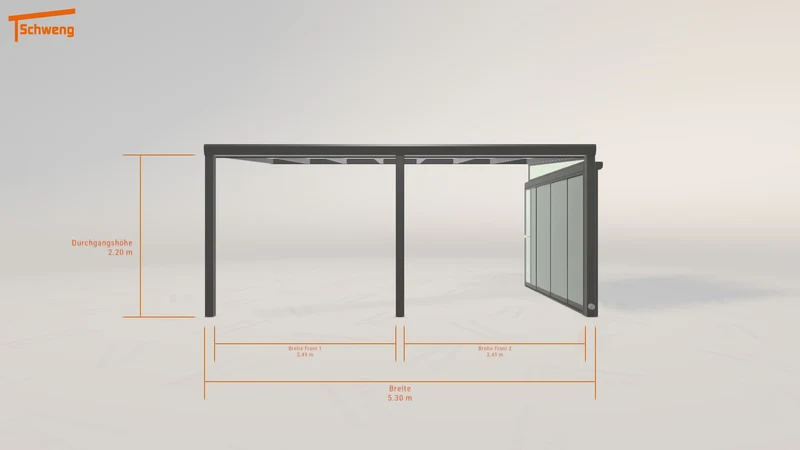 #AT Schweng Terrassenüberdachung S400 (ID zb4dp9)