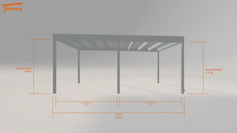 #DE Schweng Flachdachcarport C600+ (ID v4pbvx) #MTG