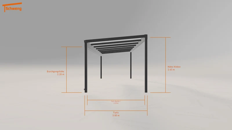 #DE Schweng Terrassenüberdachung S350 (ID mjqq5j)