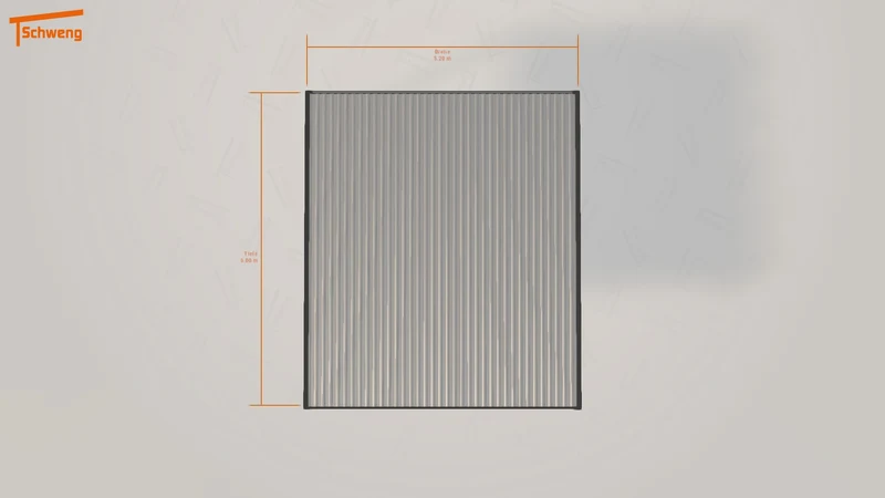 #DE Schweng Flachdachcarport C600 (ID 7799wv)