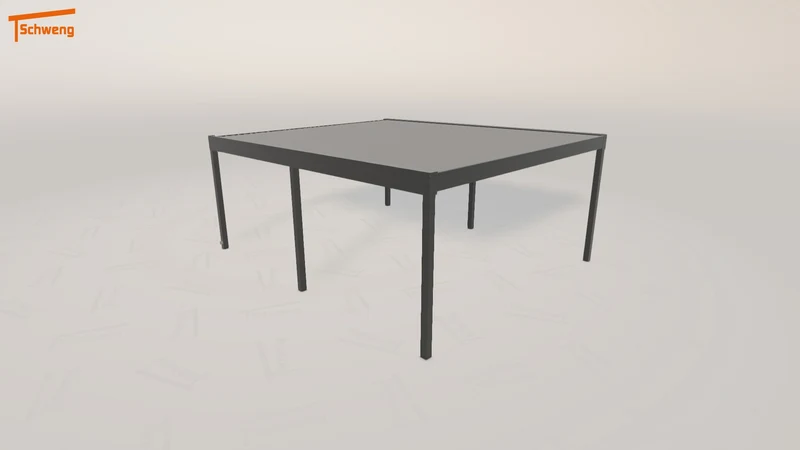 #DE Schweng Flachdachcarport C600 (ID 5mdd8v)