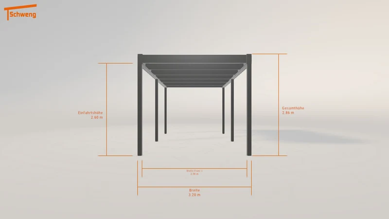 #DE Schweng Flachdachcarport C600 (ID yg22yv) #MTG
