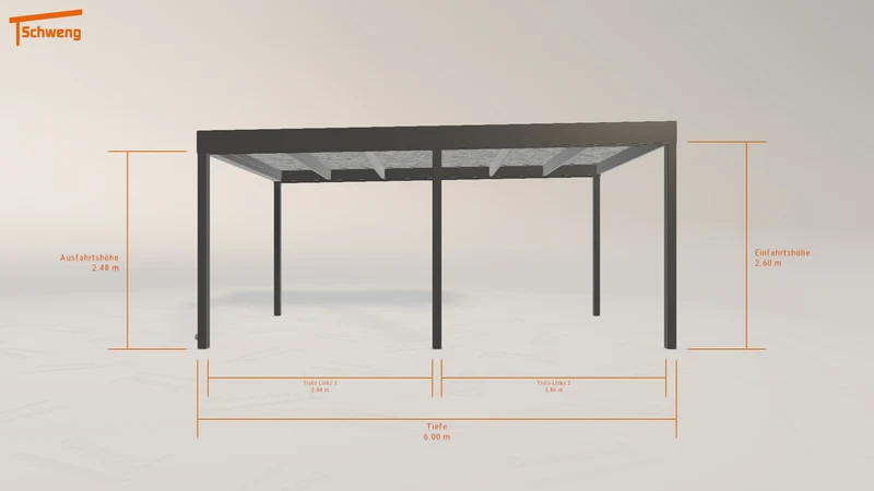 #DE Schweng Flachdachcarport C600 (ID yg22yv) #MTG