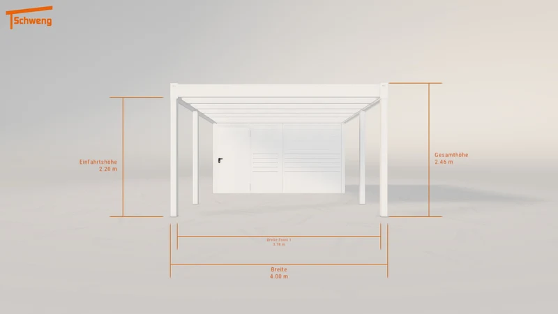 #AT Schweng Flachdachcarport C600+ (ID bk7qnr)