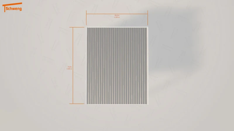 #AT Schweng Flachdachcarport C600+ (ID bk7qnr)