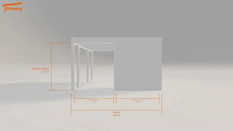 #AT Schweng Flachdachcarport C600+ (ID zb45qd)