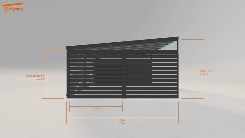 #DE Schweng Pultdachcarport S400 (ID rjk59z) #MTG