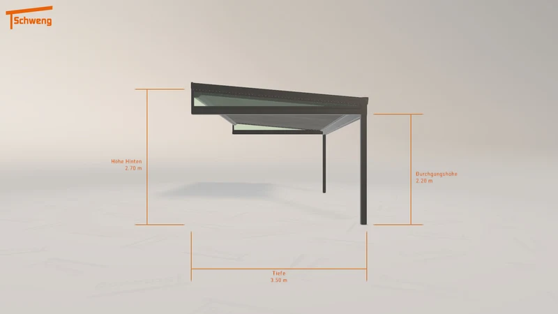 #DE Schweng Terrassenüberdachung S400 (ID 85yj8x)