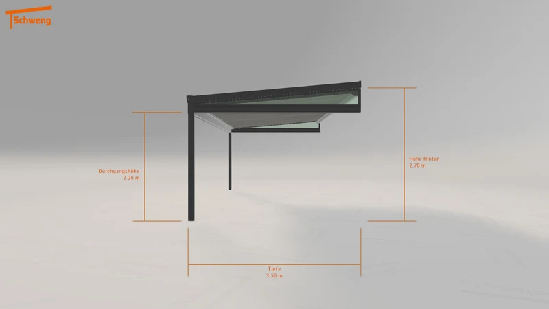 #DE Schweng Terrassenüberdachung S400 (ID 85yj8x)