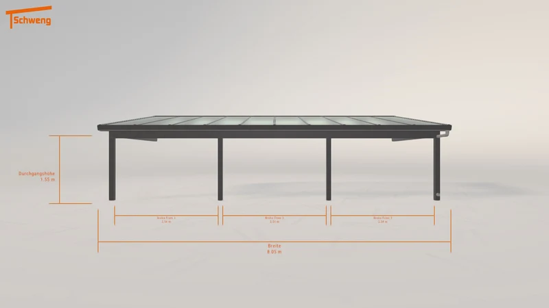 #DE Schweng Terrassenüberdachung S350 (ID 5md73q)