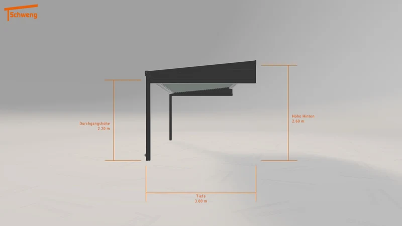 #DE Schweng Terrassenüberdachung S400 (ID yg2zxp)